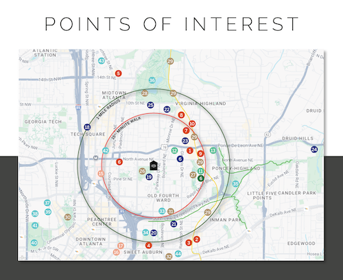 Neighborhood map preview